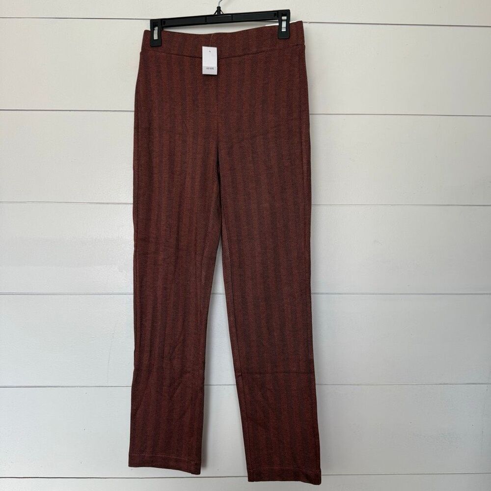 Ann Taylor Loft Women’s XS Brown Black Straight Pants New
